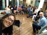 Uma das reuniões do grupo, na formação do Clube Passaporte